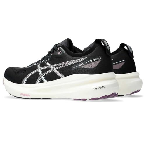 Image of ASICS Women's Gel-Kayano 31 Trainers, Black Pure Silver 1012b670 004, 8 Women