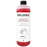 DELLWING Insektenreiniger Konzentrat 1 l, Insektenentferner Auto, für Lack, Glas & Kunststoff, ideal zur Vorbehandlung vor Wagenwäschen, Made in Germany