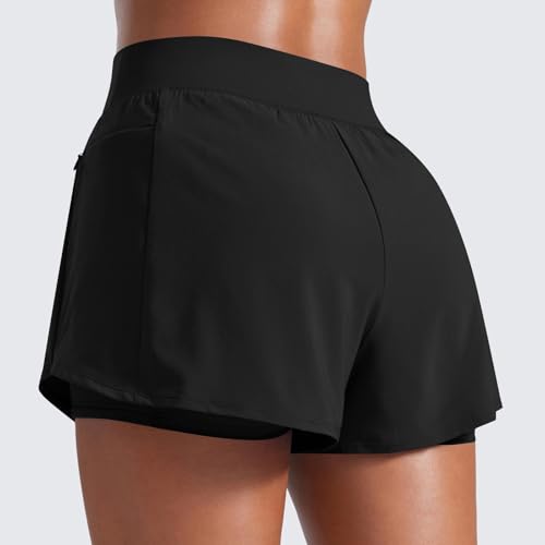 Summer Gym Short UK Clearance, Women’S 2 in 1 Running Shorts Quick Dry Sports Workout Athletic Comfy Gym Yoga Bottoms Liner Jogging Pants Training Joggers Lightweight with Phone Pockets - Image 6
