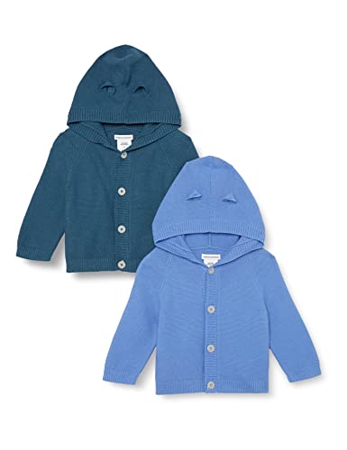 Image of Amazon Essentials Unisex Babies' Hooded Sweater, Pack of 2