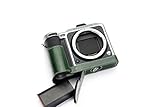hasselblad 500 tasche Farbe grün Handarbeit aus echtem echtem Leder halb Kamera Tasche Abdeckung für Hasselblad X1D X1D II 50C grüne Farbe