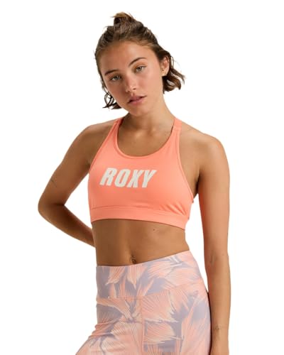 Sujetador deportivo Roxy para mujer naranja Everyday Flow transpirable fitness