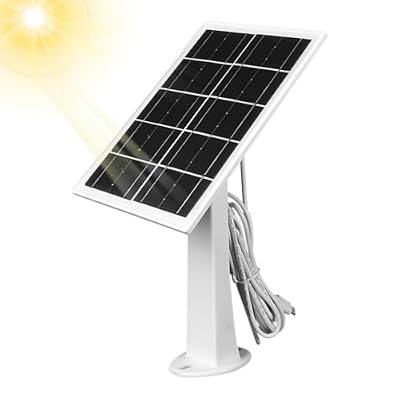 USB Solar Panel - Type-C Waterproof Mobile Phone Solar Charger,Fast Charging Electronic Accessories for Phones RV Travel Fishing Hiking Camping Garden Outdoor Patio