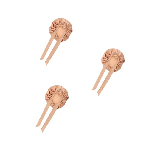Bonnet de sommeil satin Ipetboom x3 pour femmes