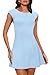 OFEEFAN Womens Summer Dresses 2026 Graduation Homecoming Clothing Mini Formal Club Cocktail Blue M