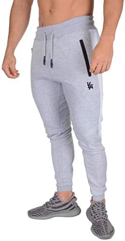YoungLA Skinny Joggers para hombre | Pantalones de gimnasio cónicos |  Pantalones de chándal ajustados | Rayas laterales y bolsillos 211, Gris  Heather, Small : Amazon.com.mx: Ropa, Zapatos y Accesorios