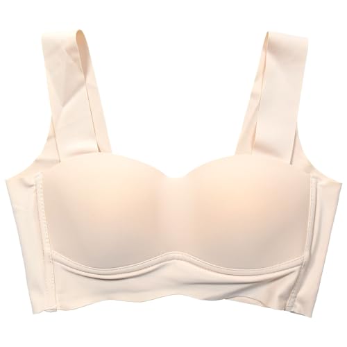 Wirefree First Bras for Teens,Girls Training Bras Beginner Bra 4 Pack Back Hook Closure3