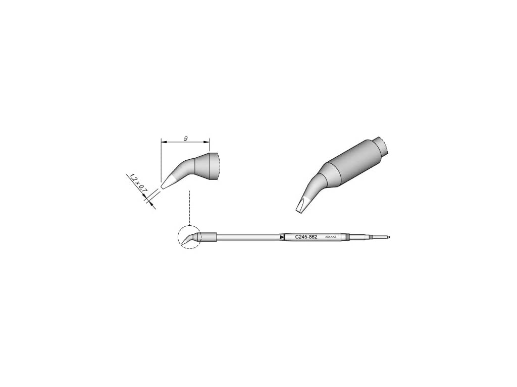 Jbc C245862 Soldering Tip for T245