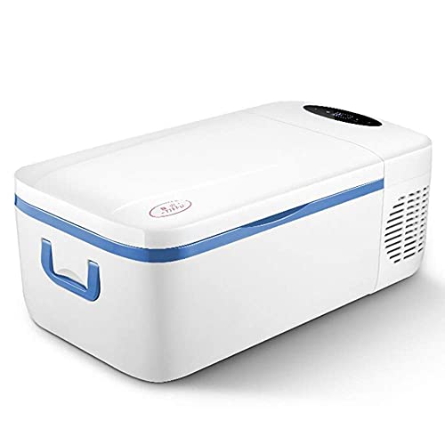 Nevera con compresor, frigorífico portátil para camping, mini refrigerador, refrigeradores de coche, para viajes, camping, picnics (azul)