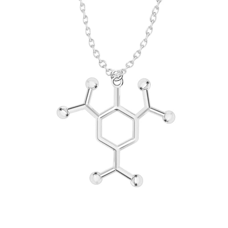 Collier molécule sérotonine pour exprimer votre passion des sciences