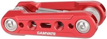 CAMVATE Folding 6-in-1 Multi-Tool Kit(Red)-3800