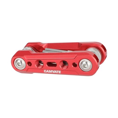 CAMVATE Folding 6-in-1 Multi-Tool Kit(Red)-3800