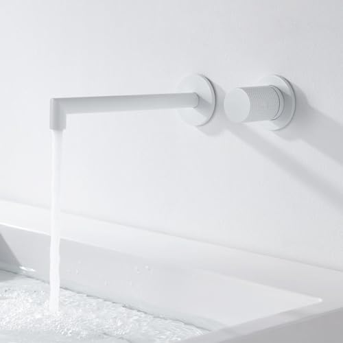 Mitigeur de lavabo encastré en laiton chromé au design haut de gamme