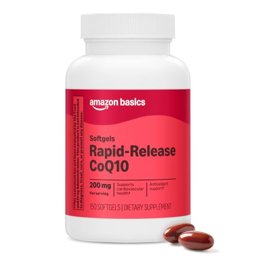 Amazon Basics Rapid Release CoQ10 Softgels...
