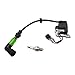 FLMLF 23CC~71CC Engine Visible Flashing Spark Plug+Ignition Coil Kit for 1/5 HPI ROFUN ROVAN KM Baja Losi FG GoPed RedCat Rc Parts (Green)