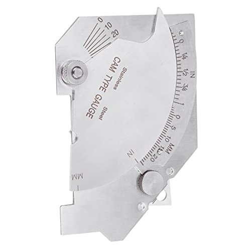 MG-8 Bridge Cam Welding Gauge Superfícies Soldadas Joint Undercut Filete Leg Throat Gage