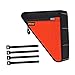 Aosekaa Bike Frame Bag Bicycle Triangle Bag Convenient Compact Easy to Install Bike Under Top Tube Pouch with Straps for, Orange