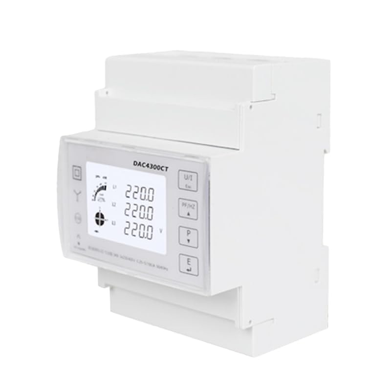 Wielofunkcyjny miernik energii LCD na szynę DIN Modbus RS485 45-65Hz trójfazowy czteroprzewodowy