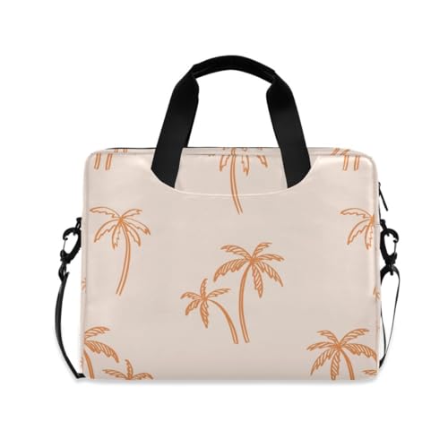 MiaoLD パソコンケース PCケース アロハ ツリー 可愛い かわいい ノートPCインナーケース 15.6インチ A4対応 耐衝撃 超強保護 ノートパソコンバッグ ビジネスバッグ レディース メンズ 通勤 通学 出張 手揚げ ショルダー付き 男女兼用