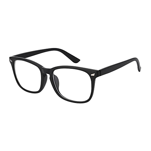 Image of Onrtry Non Prescription Glasses for Men Women Square Clear Lens Eyeglasses