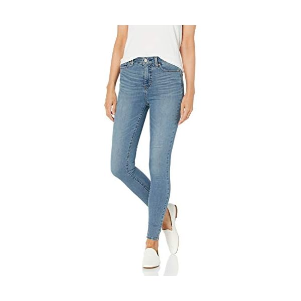 Signature-by-Levi-Strauss-Co-Gold-Label-Womens-Totally-Shaping-High-Rise-Skinny-Jeans Signature by Levi Strauss & Co. Gold Label Women's Totally Shaping High Rise Skinny Jeans (Available in Plus Size), Blue Ice, 14 Long