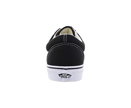 Vans Vans Unisex Old Skool Skate Shoe (7 B(M) US Women / 5.5 D(M) US Men, Black/True White)