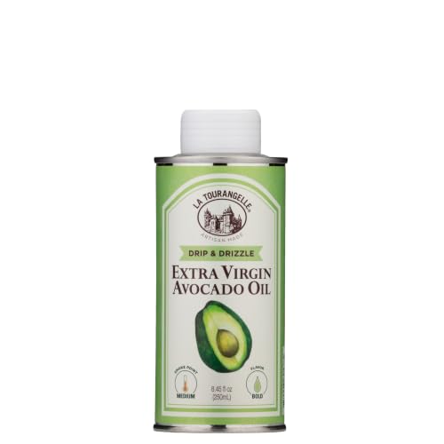 La Tourangelle Extra Virgin Avocado Oil, Cold-Pressed Unrefined, 8.45 fl oz