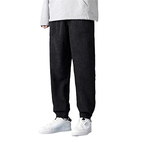 Sarouel homme hiver chaud style hip-hop ample coupe décontractée