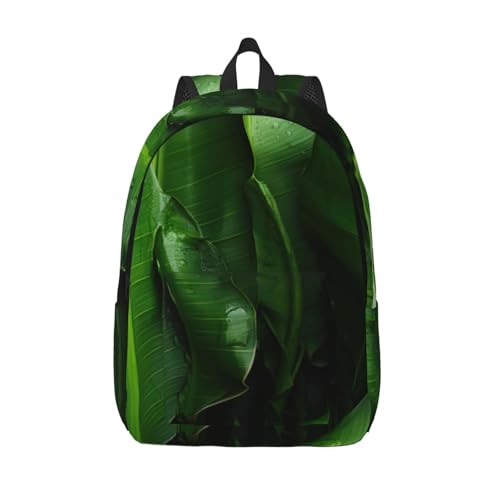 Sac à dos en toile WURTON anti-fatigue imprimé feuilles pour aller travailler