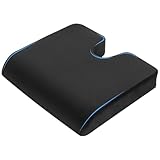Wheelchair Cushions 12.99'×8.86'×3.94' – Memory Foam Wheelchair Accessories for Wheelchair, Office Chair, Car Seat – Ergonomic Support for Coccyx, Back & Hip Comfort