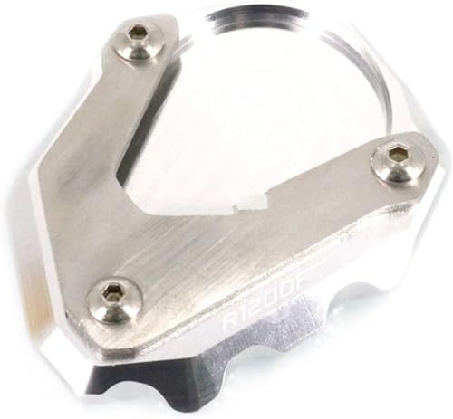 Extension béquille BMW R1200RT 2004-2013 pad béquille latérale moto argent CNC