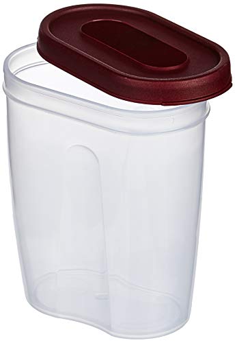 Image of Amazon Brand - Solimo Set of 4 Grocery Jar (450 ml), Red