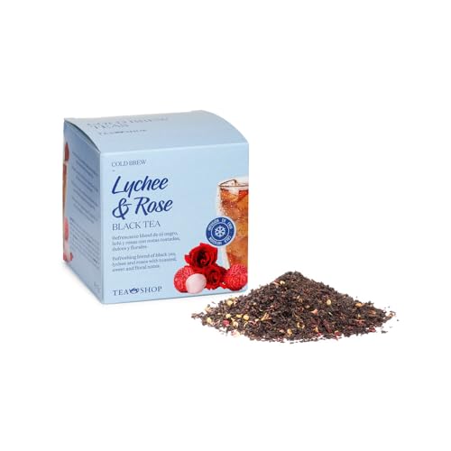TEA SHOP - Cold Brew Tea - Black Tea Lychee Rose g - Tazas - Formato a Granel - Black tea - En Hojas - Té Frío - Té Frío - Perfecto para Verano