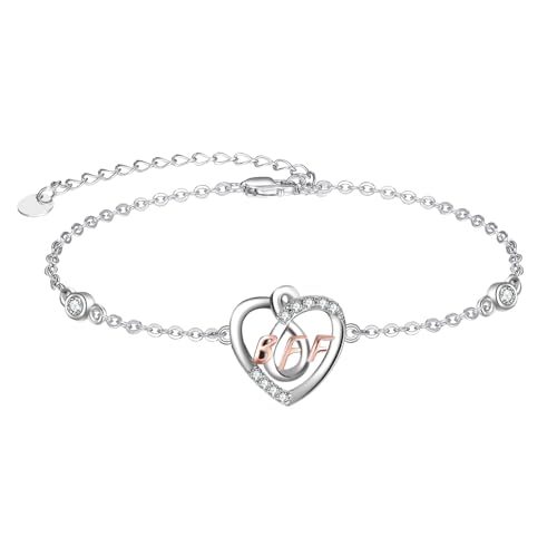 Palpitate BFF Bracelet Best Friend Bracelet Gifts 925 Sterling Silver