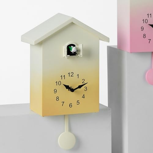 Reloj de pared con péndulos y pájaros cantando 6