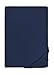 Produktbild biberna Feinjersey-Spannbetttuch 0077144 Marine 1x 180x200 cm - 200x200 cm