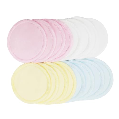 MERRYHAPY 8pièces Cotton Reusable Makeup Remover Pads Avec Maille Serviettes Démaquillantes Lavables Pour Types De Peau