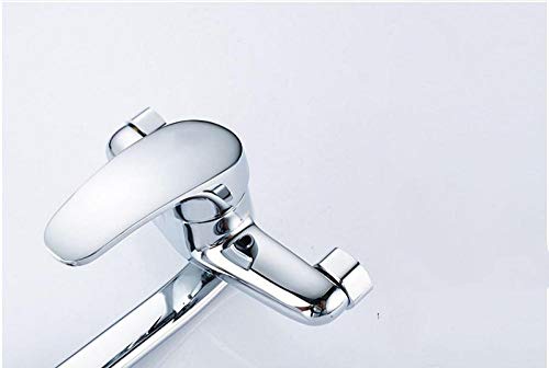 Grifo de pared giratorio 360 para fregadero lavabo y bañera 5