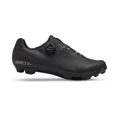 Image of Giro Cadet XC Men's MTB Cycling Shoes, Black, Size 43, Synthetic, BOA L6 Closure, Mountain Bike