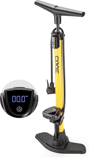 Pompe à vélo avec manomètre numérique CXWXC pour en finir avec les crevaisons