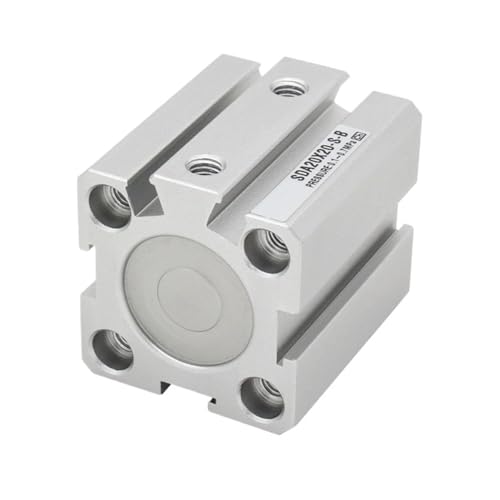 Vérin pneumatique double effet SDA25-B avec filetage mâle robuste - 5