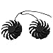 2pcs/ lot Graphics Card Cooling Fans Suitable for MSI RTX 3050 3060 3060TI 3070 Ventus 2X RX 6600 6600XT 6650XT 6700XT 6750XT MECH 2X Series Desktop PLD10010S12HH 95mm 12V 0.40A 4Pin (2pcs)
