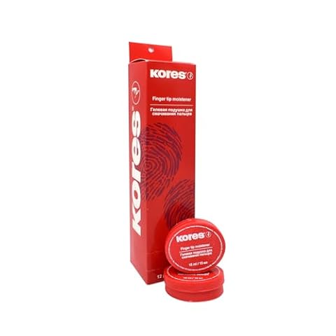 Kores Nawilżacz do opuszków palców do liczenia, sortowania i składania, antybakteryjny i nietoksyczny, poręczny dozownik z tworzywa sztucznego, 1 x 15 ml