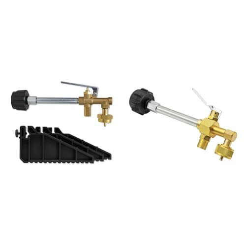 Mr. Heater Fuel Keg Refill Kit and Flame King Propane Refill Fitting Adapter Valve for 1LB Tanks