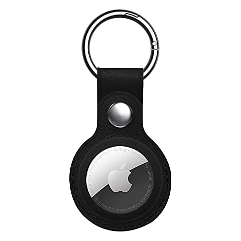 Funda Protectora de Piel Auténtica para AirTag Cover