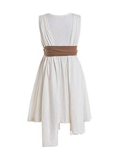 Disfraz Deluxe Rey para Niñas Talla 4T Beige miniatura 2