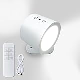 プロテック マグネット式 ウォールライト ブラケット 白 LED おしゃれ 壁ライト 明るさを調節可能 スポットライト ナイトライト USB充電式 3種類の調色 タッチ式 ランプ 配線不要 リモコン付