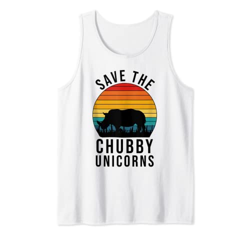 Save the chubby unicorns Tank Top