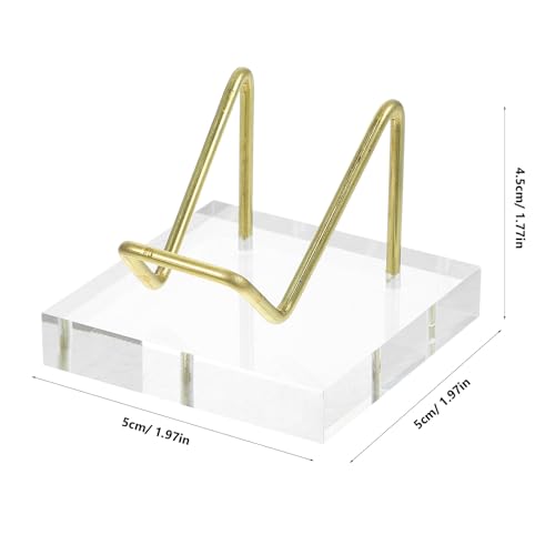 RORPOIR Chevalet de Présentation en Acrylique Bras Métallique pour Cristal – vue 2