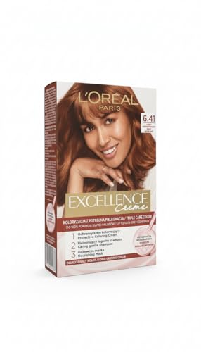 L'Oréal Paris Excellence 6.41 Haarfarbe - HellBernstein Bronze